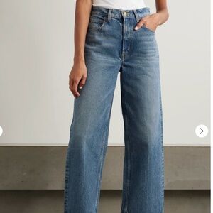 B Sides Elisssa Wide-Leg Blue Jeans
